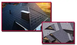 Residential Roofing Materials: metal and shingle roofing